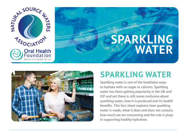 Factsheet cover sparkling water